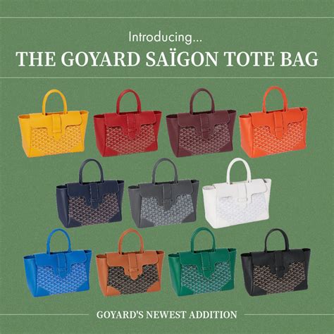 goyard saigon bag price|goyard saigon tote bag cost.